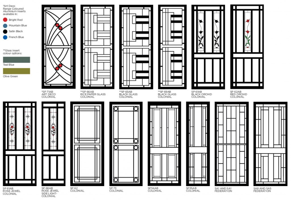 Decorative Aluminium Security Doors